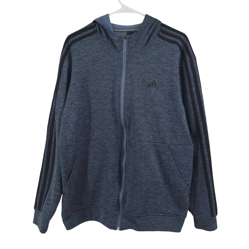 Adidas Zip Hoodie Mens Size L
